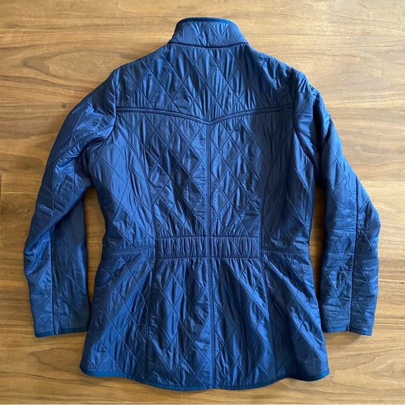 Barbour Navy Quilted Jacket Women’s US 12 EU 42 - Picture 2 of 9